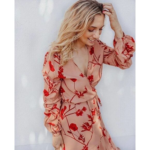 Johanna Ortiz X H&M Creped Dress Wrap Flor… - Picture 6 of 16